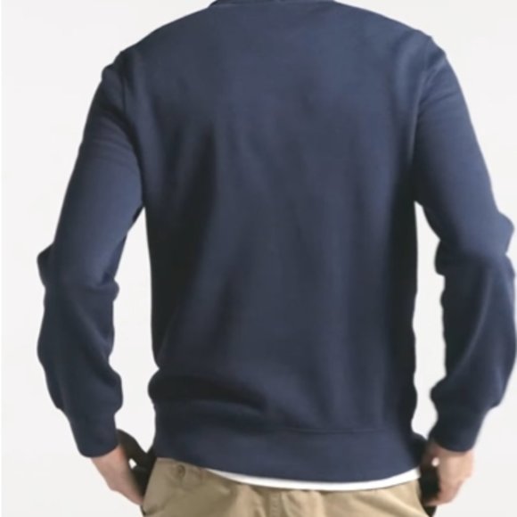 JCREW Pique Fleece Collared Polo Sweatshirt - Picture 5 of 6